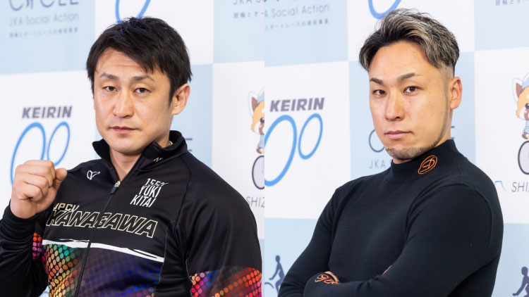 北井佑季(左)と郡司浩平(撮影:北山宏一)
