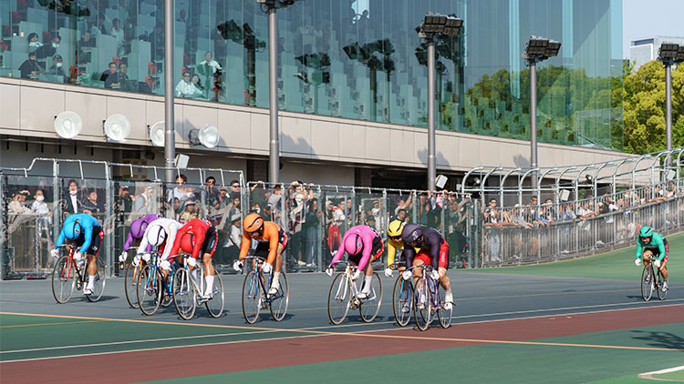 準決勝12Rゴール前(写真提供:チャリ・ロト)
