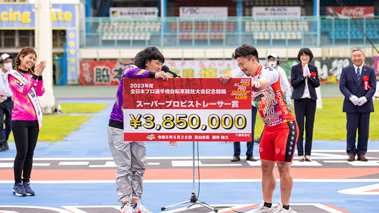 2023年優勝の古性優作(撮影:北山宏一)