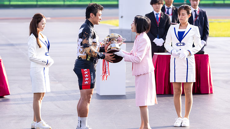 2024年の高松宮記念杯競輪 表彰式(撮影:北山宏一)