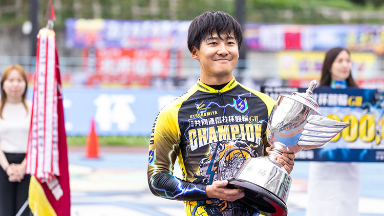 2024年共同通信社杯競輪を優勝した眞杉匠(撮影:北山宏一)