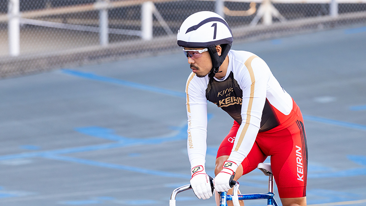 3日目準決勝12Rを制した古性優作(撮影:北山宏一)