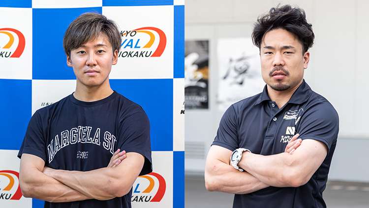 左から眞杉匠、古性優作(撮影:北山宏一)