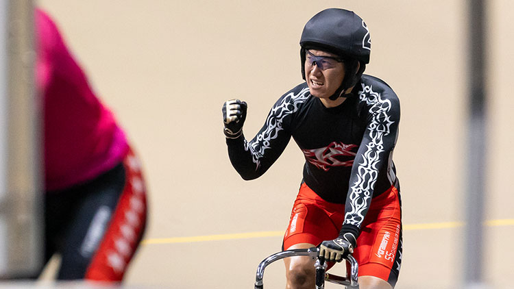 2024年競輪祭では脇本雄太のゴール後の姿が印象的となった(撮影:北山宏一)