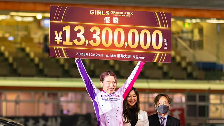 2023年ガールズ賞金ランキングトップの佐藤水菜(撮影:北山宏一)