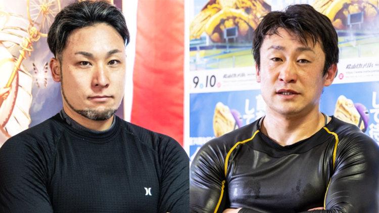 郡司浩平(左)と北井佑季(撮影:北山宏一)