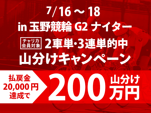 Perfecta Navi　総額200万円山分けキャンペーン(チャリカ会員対象)